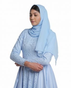 Blue Chiffon Scarf / Hijab